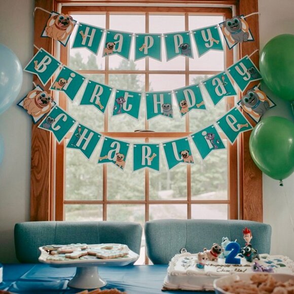 Puppy Dog Pals Birthday Banner - Picture 1 of 6